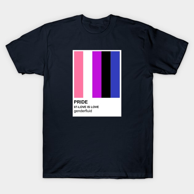 Pride Genderfluid T-Shirt by Sasyall